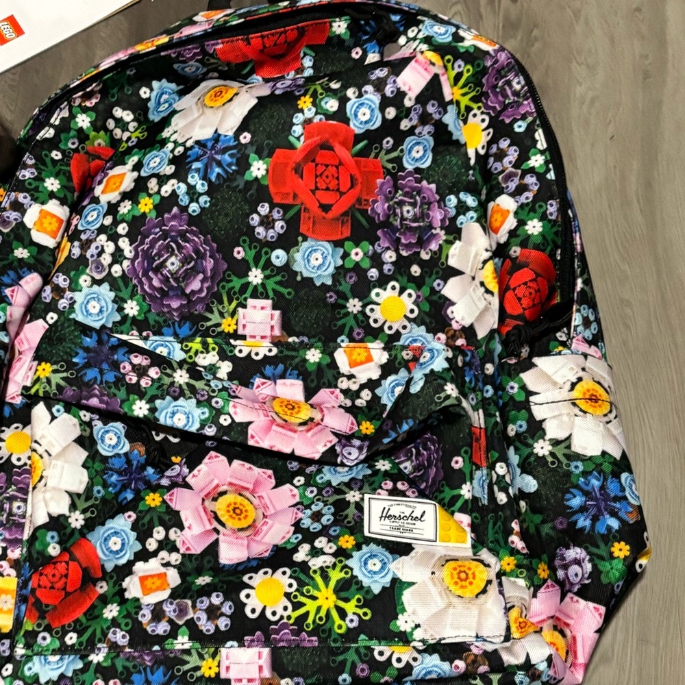 Herschel Supply Company LEGO Floral Backpack - Black and Multicolor